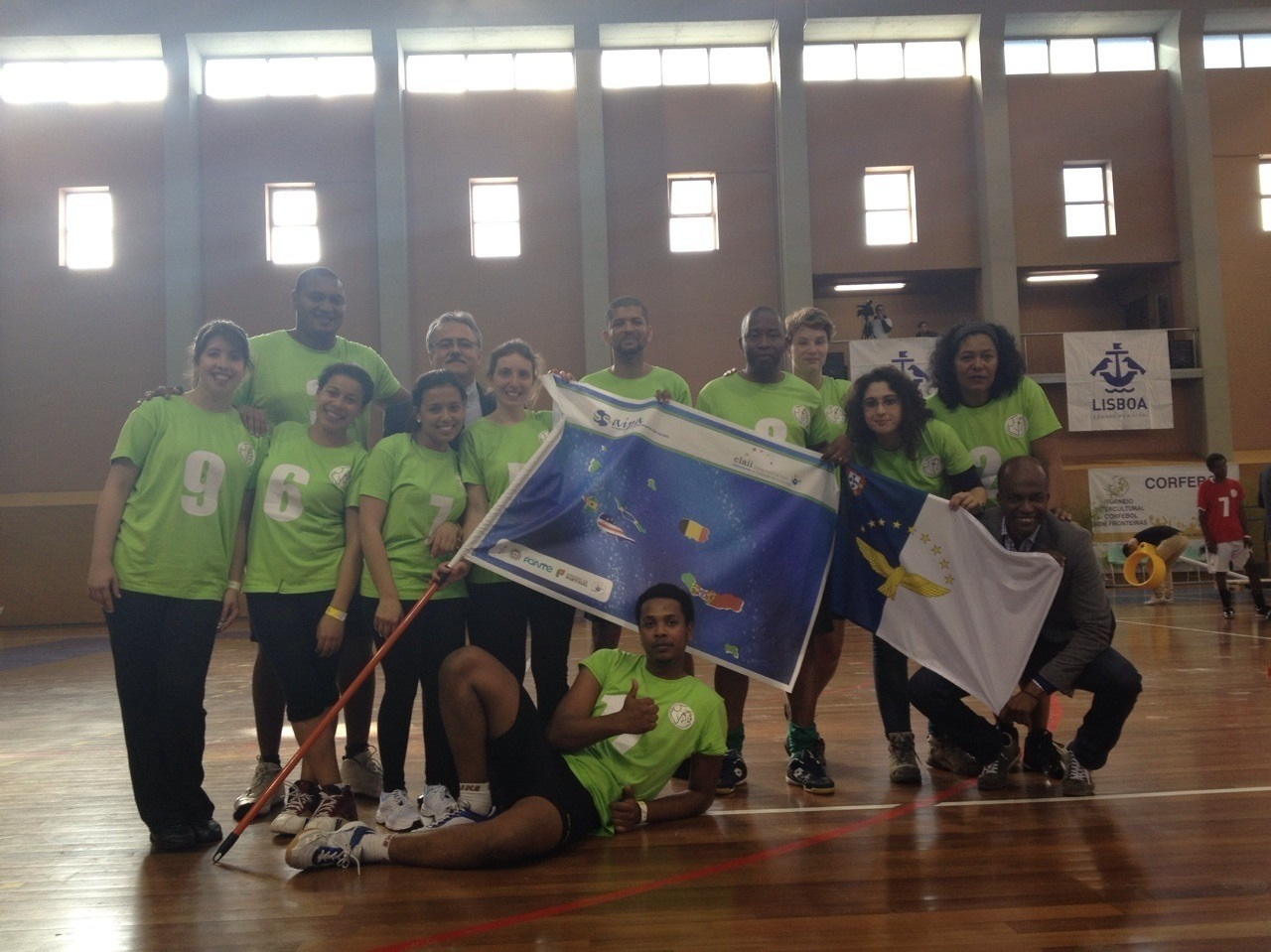 A equipa da AIPA vence o  primeiro Torneio Intercultural "Corfebol Sem Fronteiras