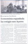 Economista espanhola faz estágio nos Açores